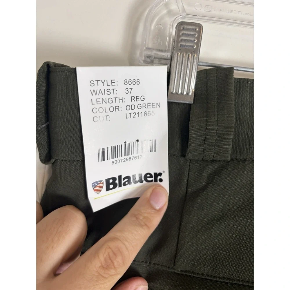 NWT!! Blauer 8666 Tactical Pants OD Green Cargo Work Uniform Combat, Sz 37regX37